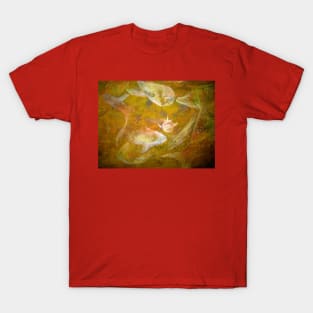 Happy Accident Luminous Ghost Fish Painting - Section 3 T-Shirt